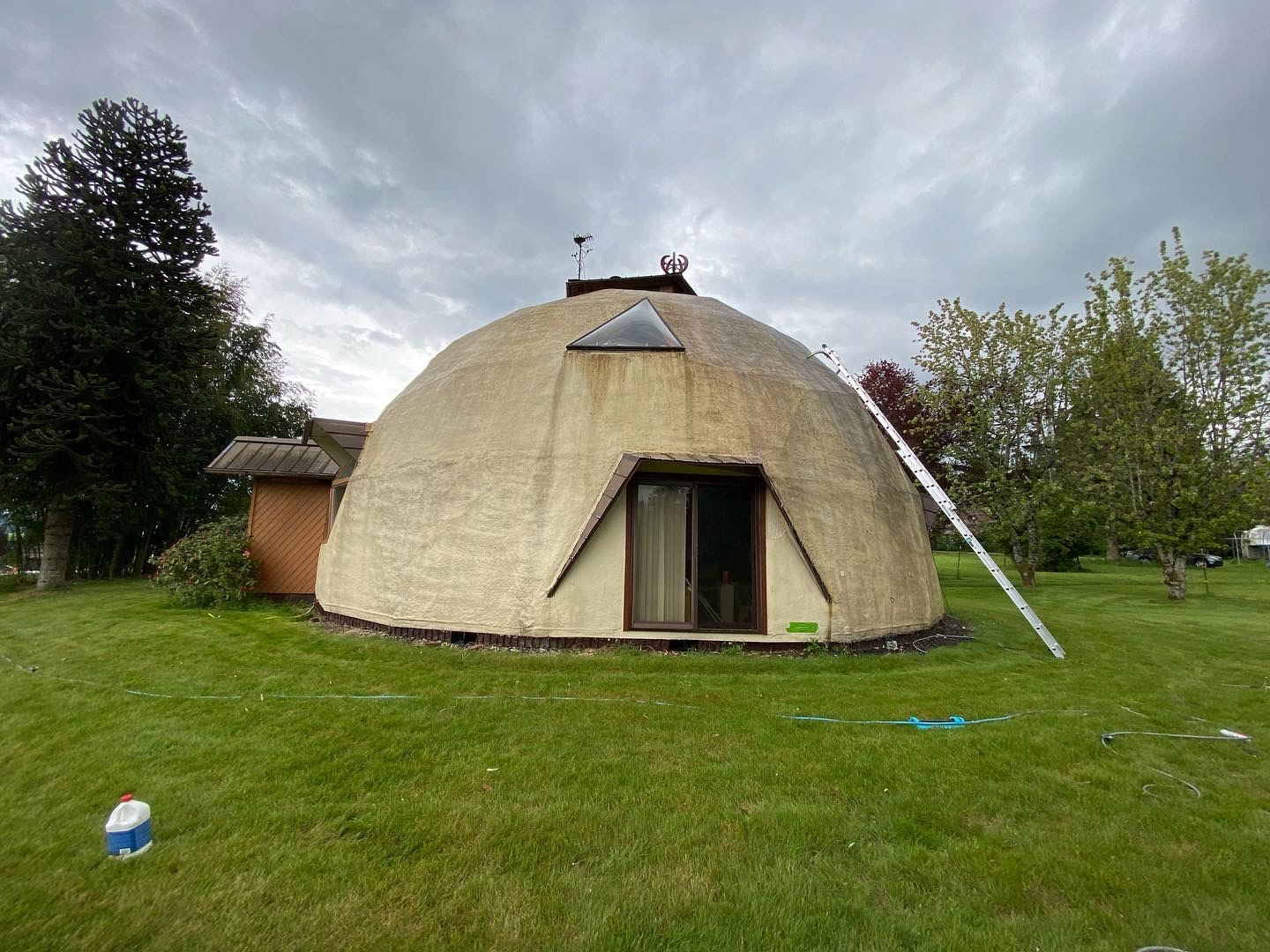 Geodesic House Wash in Camas, Washington